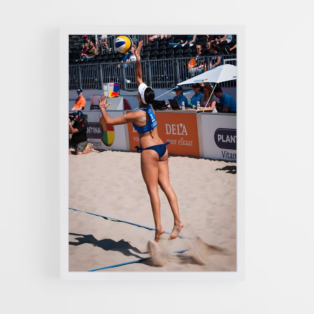 Poster Duda lisboa – affiche Beach-volley (vue 3)